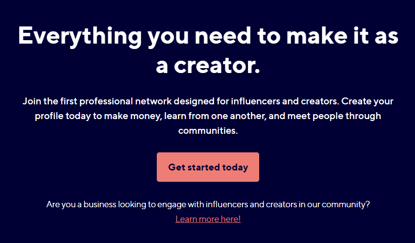 Call To Action: Get Started Today - Influence.co